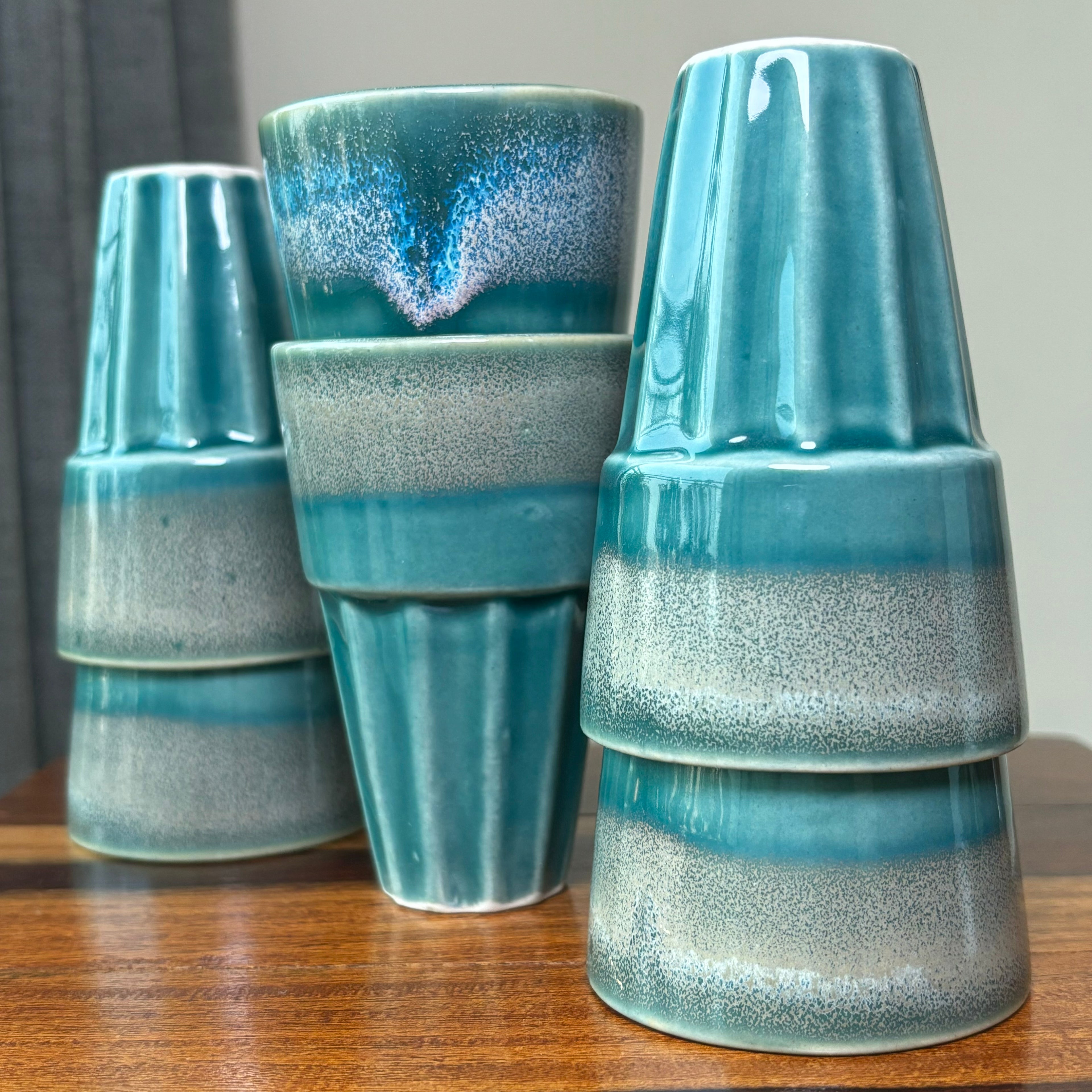 Seashore - Sea Green - Set of 6