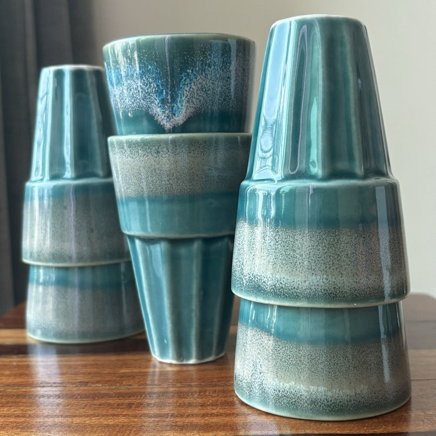 Seashore - Sea Green - Set of 6