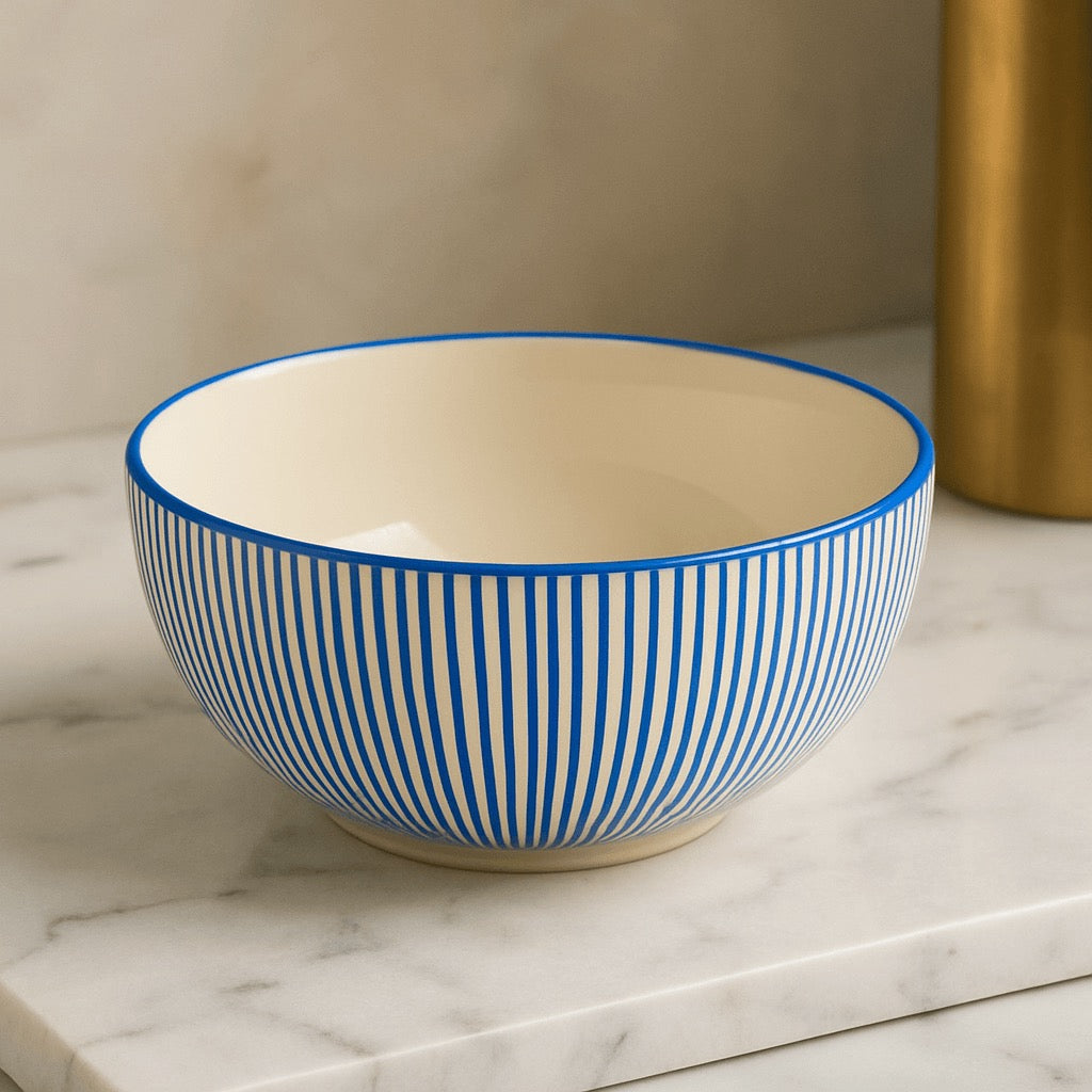Stria Blue snack bowl